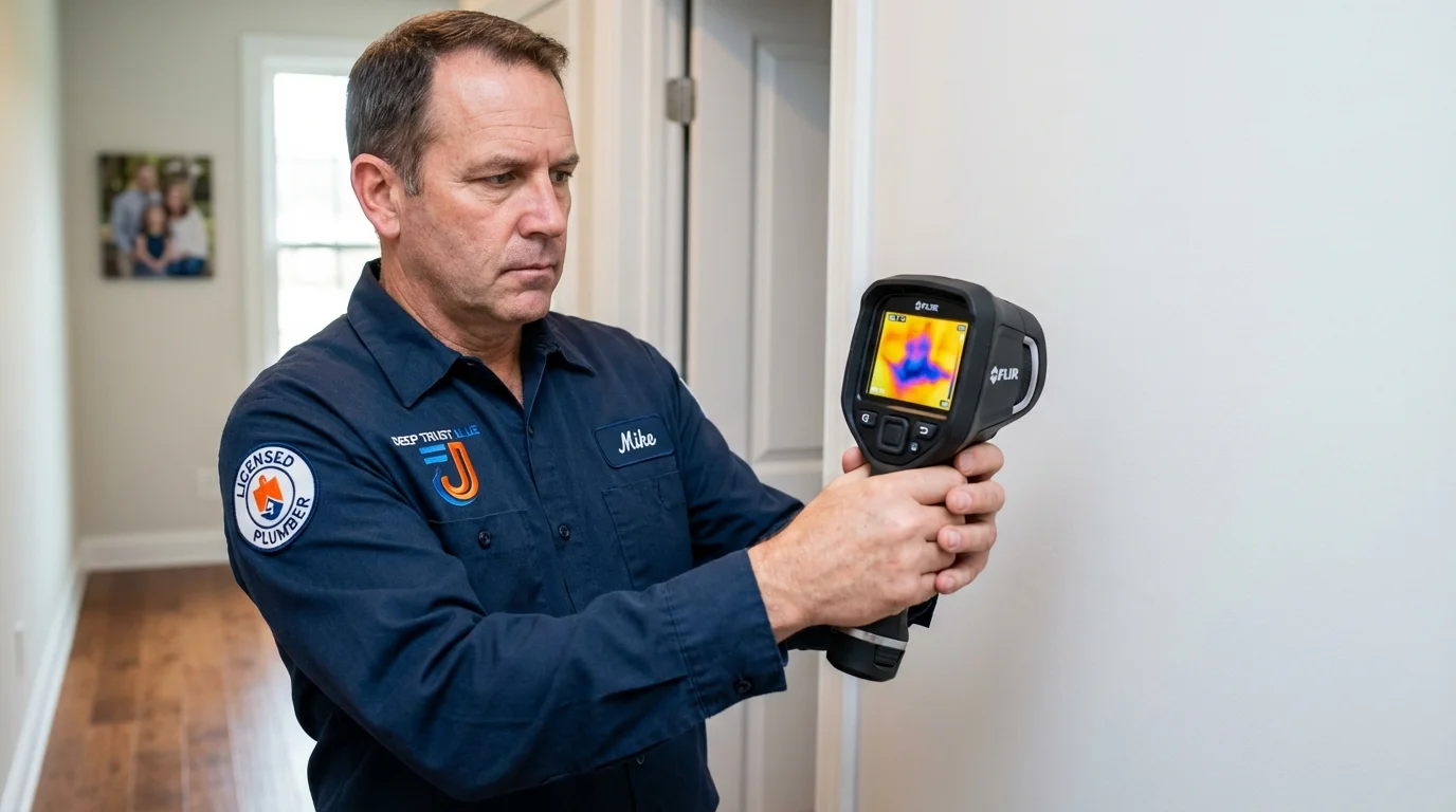 Thermal imaging leak detection by Johns Plumbing LLC in Elko